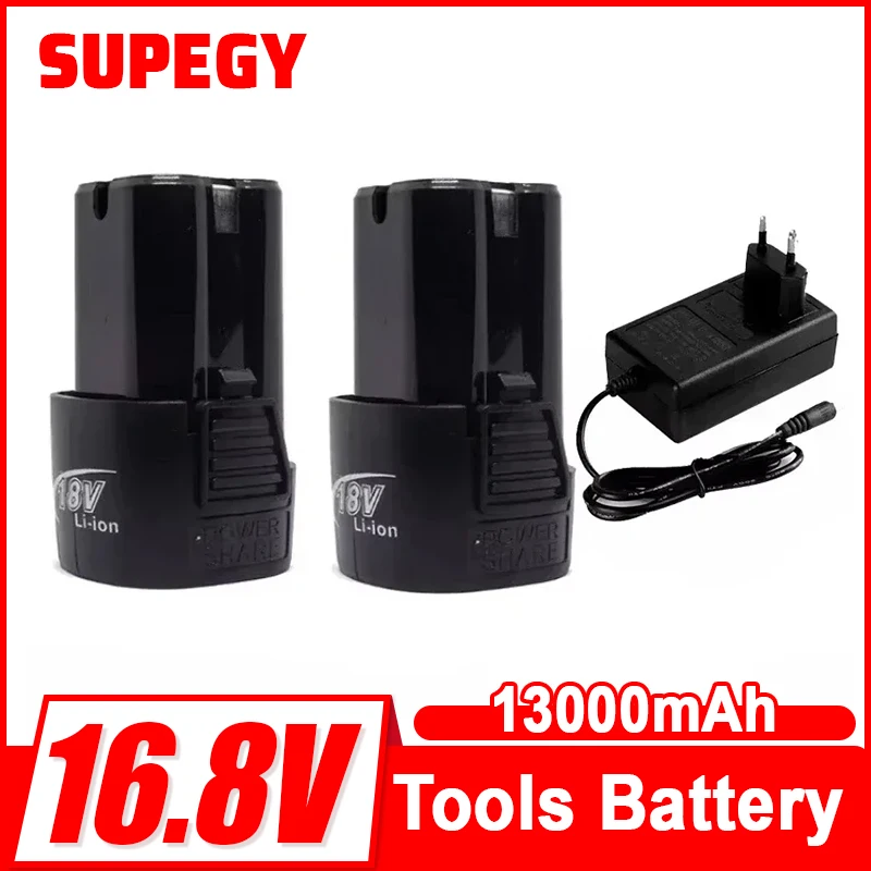 16.8V 13000mAh High Capacity Universal Rechargeable Battery for Power Tools Electric Drill Electric Screwdriver Li-ion Battery