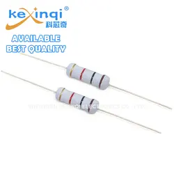 20pcs 2W Metal Film Resistor 5% 1R ~ 10M 100R 220R 330R 1K 2.2K 3.3K 4.7K 10K 22K 47K 100K 1M 100 220 330 Ohm Carbon Kexinqi