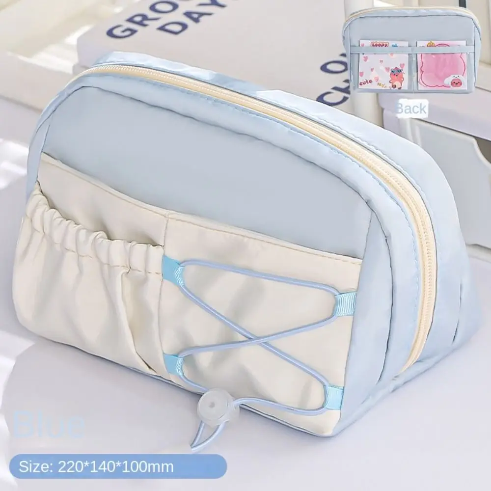 

Cute Capybara Pencil Case Multilayer Large Capacity Pen Bag Multi-functional Drawstring Pen Case Students