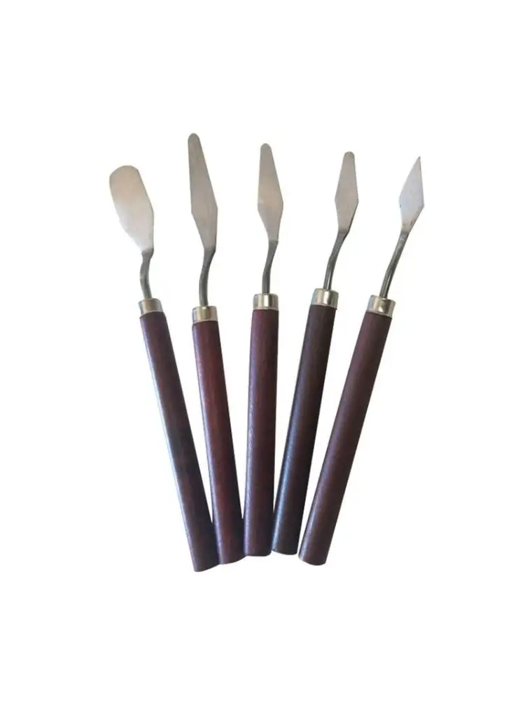 Painting Knives Spatula Palette for Fine Art Tool Flexible Blade 5Pcs/Set