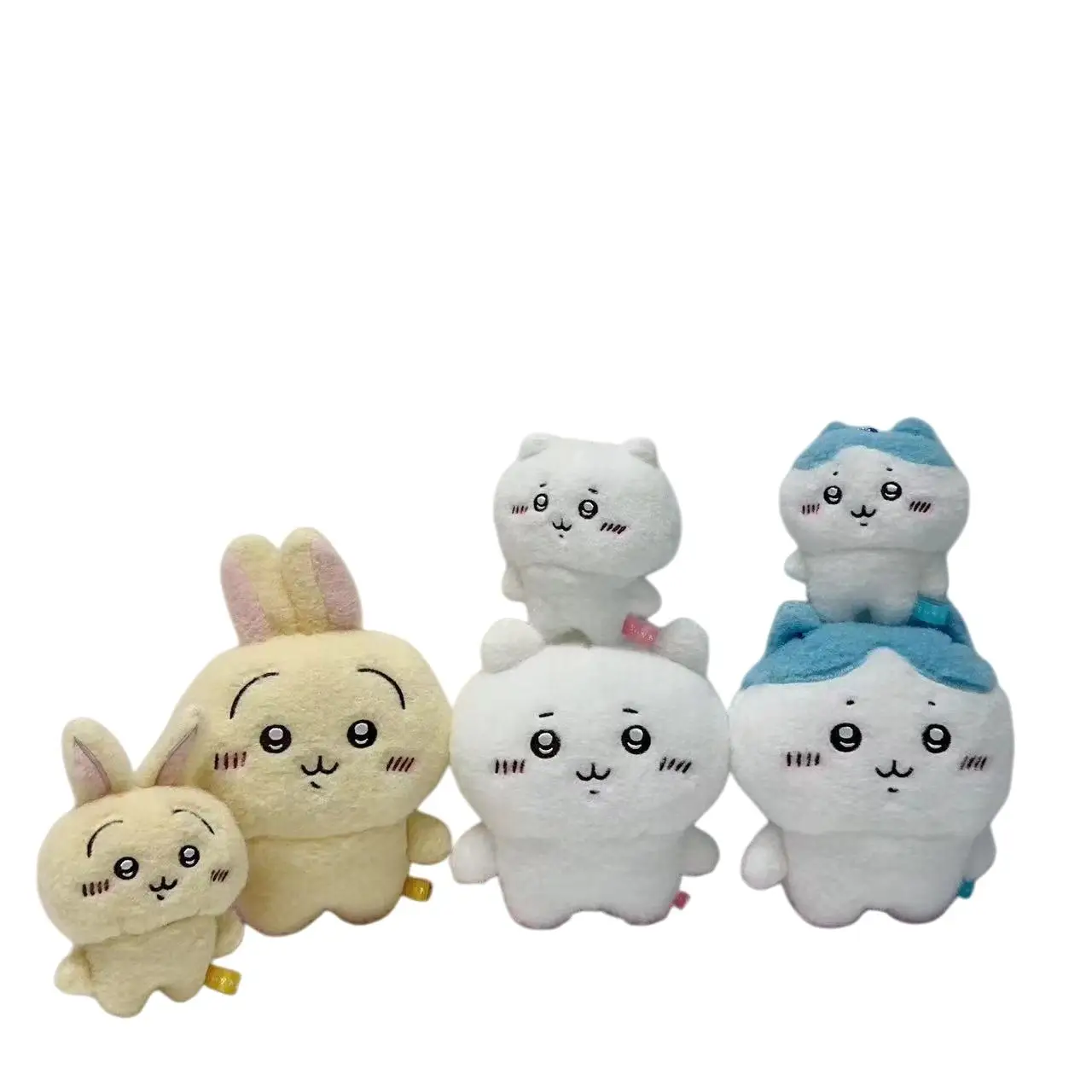 Chiikawa Miękkie Pluszowe Zabawki Dostępne Od Ręki Na Prezent Miękkie i Puszyste Urocze Dekoracje Wiszące usagi hachi chii Breloczek