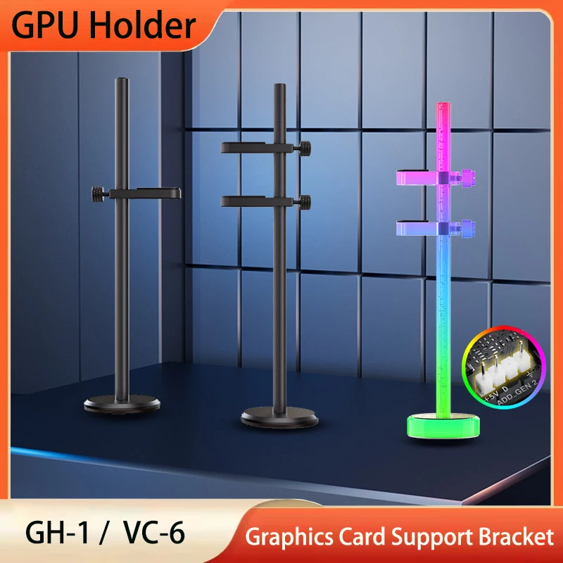 Adjustable Graphics Card Bracket GPU Support Bracket Video Card Holder Desktop PC Case Accessory Video Cards Holder