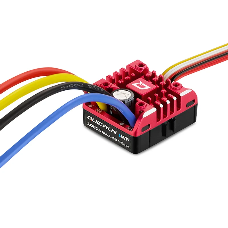 ترقية HobbyWing QuicRun WP 1080 G2 80A السرعة الإلكترونية ​ ​ وحدة تحكم لسيارة الزاحف المصقولة 1/8 1/10 RC