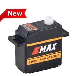 EMAX Official 4Pcs ES09A (dual-bearing) Specific Swash Servo for 450 Helicopters