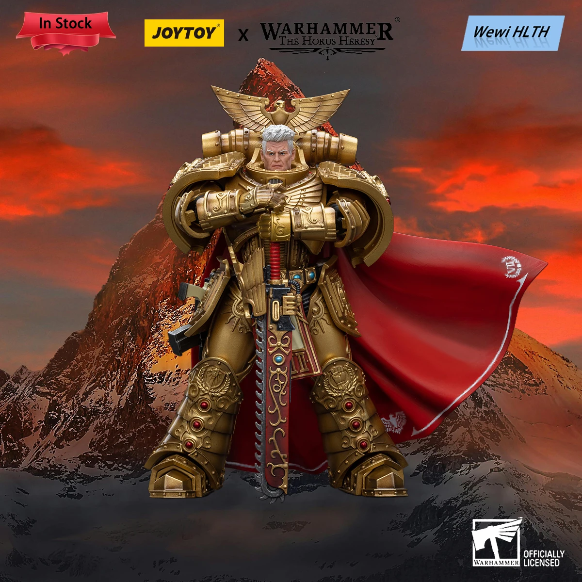 

[IN STOCK] JOYTOY 1/18 Action Figures Warhammer 40k Imperial Fists Rogal Dorn, Primarch of the Vllth Legion Anime Model Gift