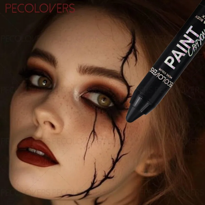 Body Painted Pen, Face Paint, Waterproof and Sweat-proof, Long-lasting and Natural, Suitable for Halloween Holiday Makeup
