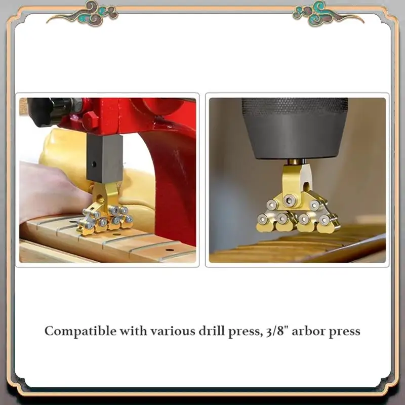 

Durable V3 Fret Installation Tool Self-Conforming Radius Caul For Folk Guitar Electric Guitar Classical