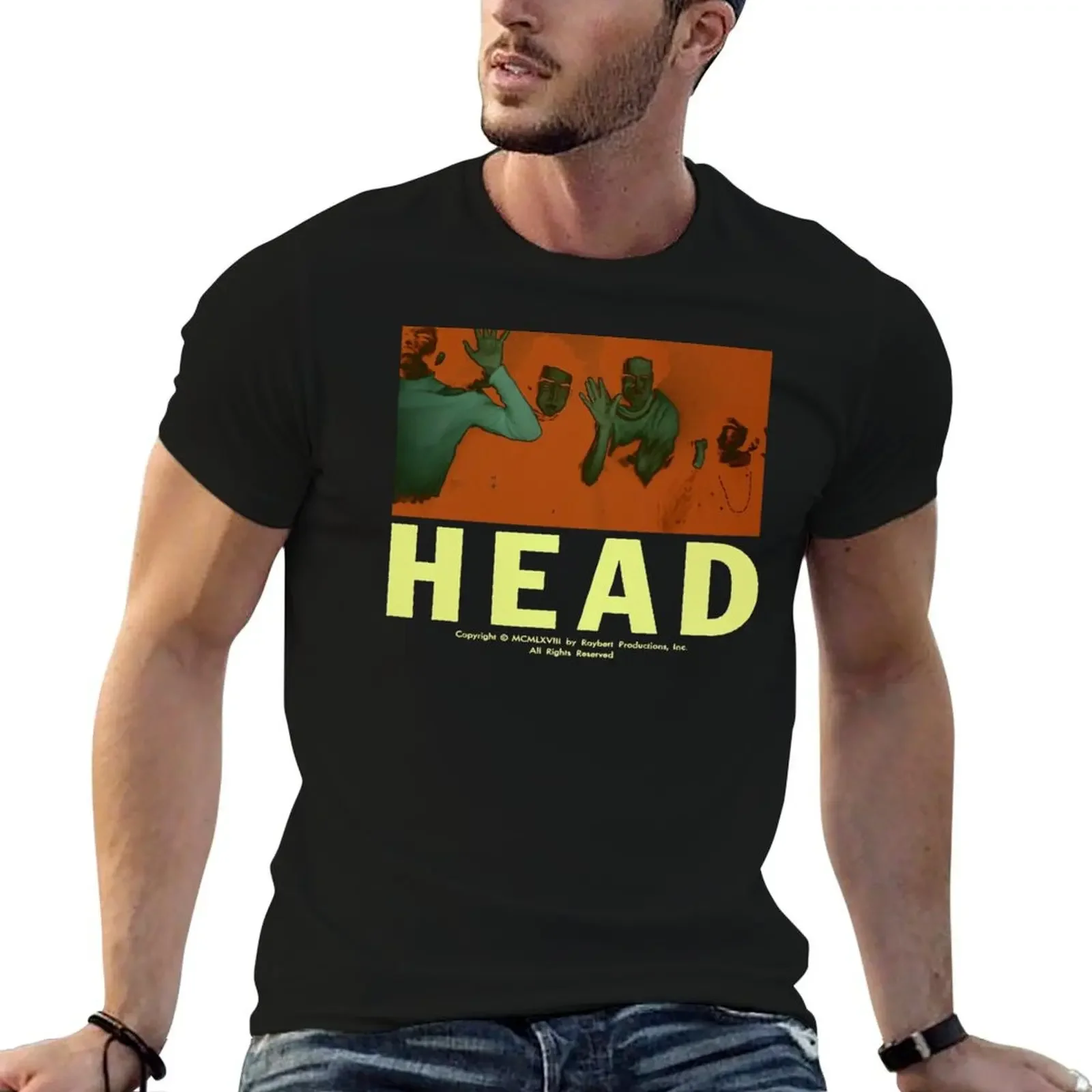 Head 1968 T-Shirt oversized graphic tee vintage t shirts blanks oversized shirts graphic tee men