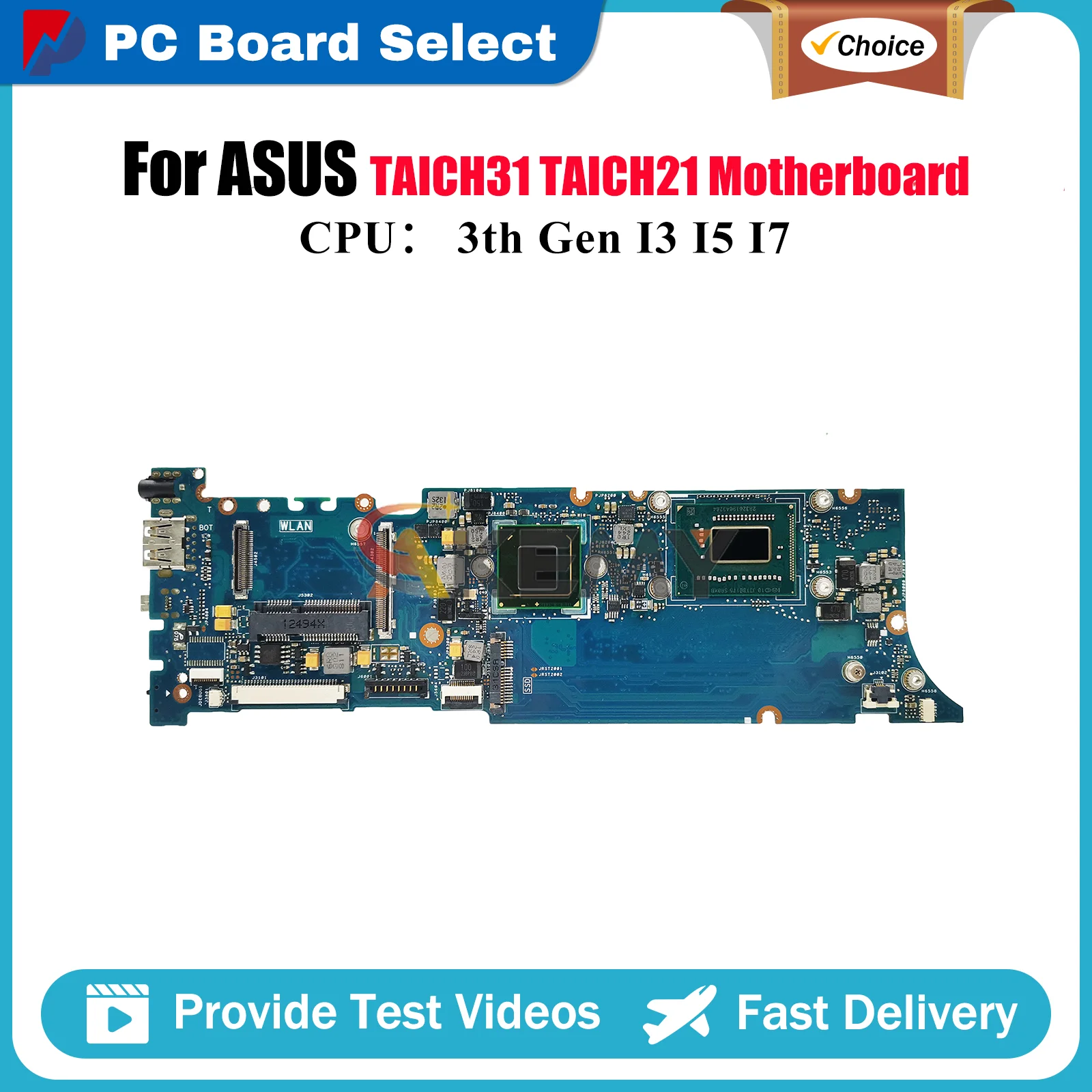 

TAICHI21 Материнская плата для ноутбука ASUS ZenBook TAICH21 TAICH31 TAICHI Материнская плата для ноутбука с процессором I3 I5 I7 100% тестирование ОК быстрая доставка