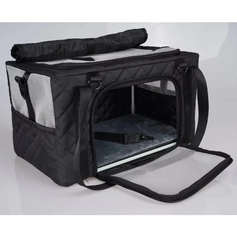 

Foldable Pet Airline Carrier Bag Breathable Soft-Sided Travel Pet Bag for Cats Dogs
