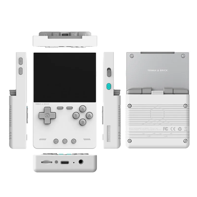 Trimui Brick Nuova Console Portatile Verticale Piccola Console Di Gioco Retrò In Mattoni Quadrati Nostalgia D'infanzia Psp Portatile Simulare Gba