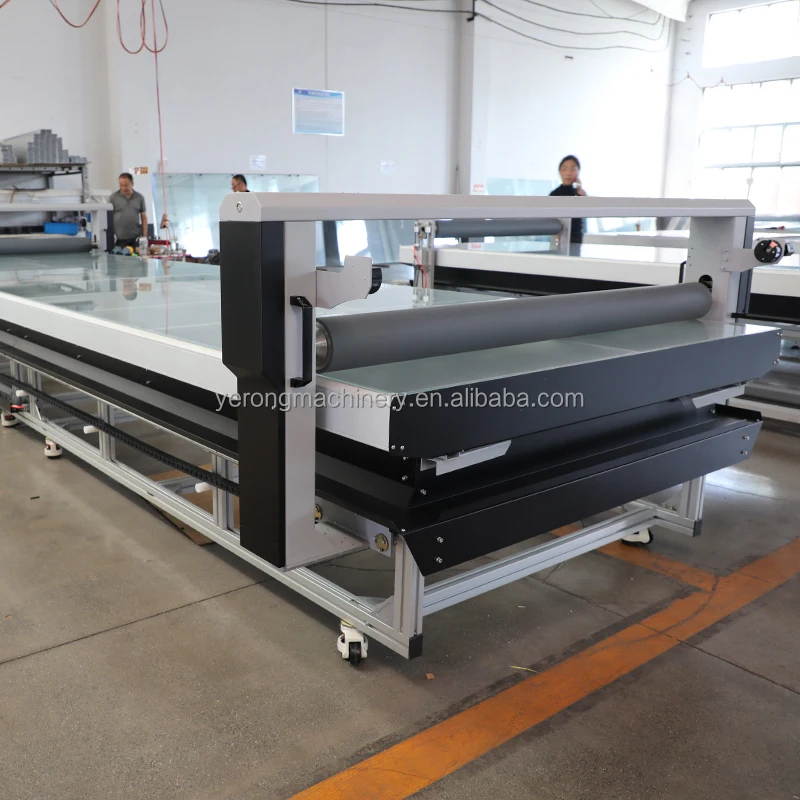 LF1736-B4 Bubble Free 60C Warm And Cold Flatbed Laminator, Table Applicator, Laminating Machine