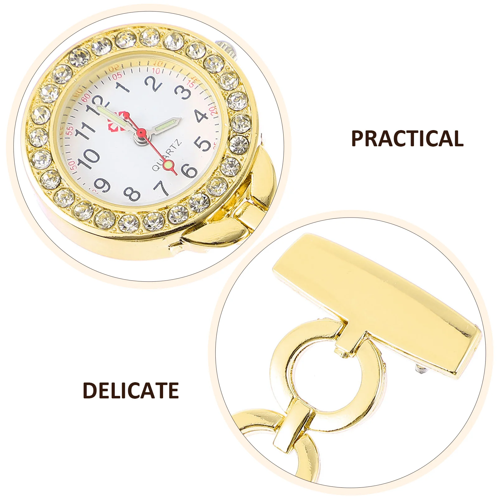 

Nurse Table Birthday Gift Watch Fob Watches Hanging Portable Pocket Clothing Girls