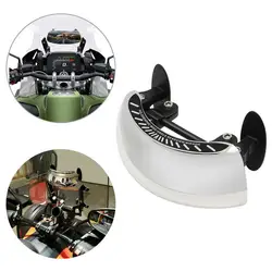 Motorcycle Windscreen 180+ Degree Blind Spot Mirror Wide Angle Rearview Mirrors Small Rear View Mirror For BMW Yamaha