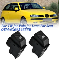 For Cordoba for Ibiza For Seat For VW for Polo for Lupo 2pcs Electric Power Window Switch 6N2 6X0 959 855B 6X0959855B