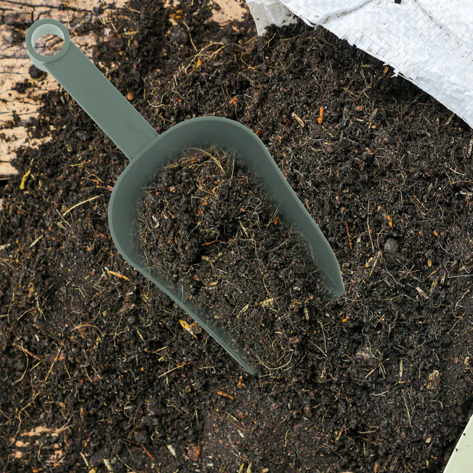 

3 Pcs Gardening Shovel Spade Hand Scoop Soil Planting Plastic Tools Durable Lightweight Perfect Digging Weeding Transplanting