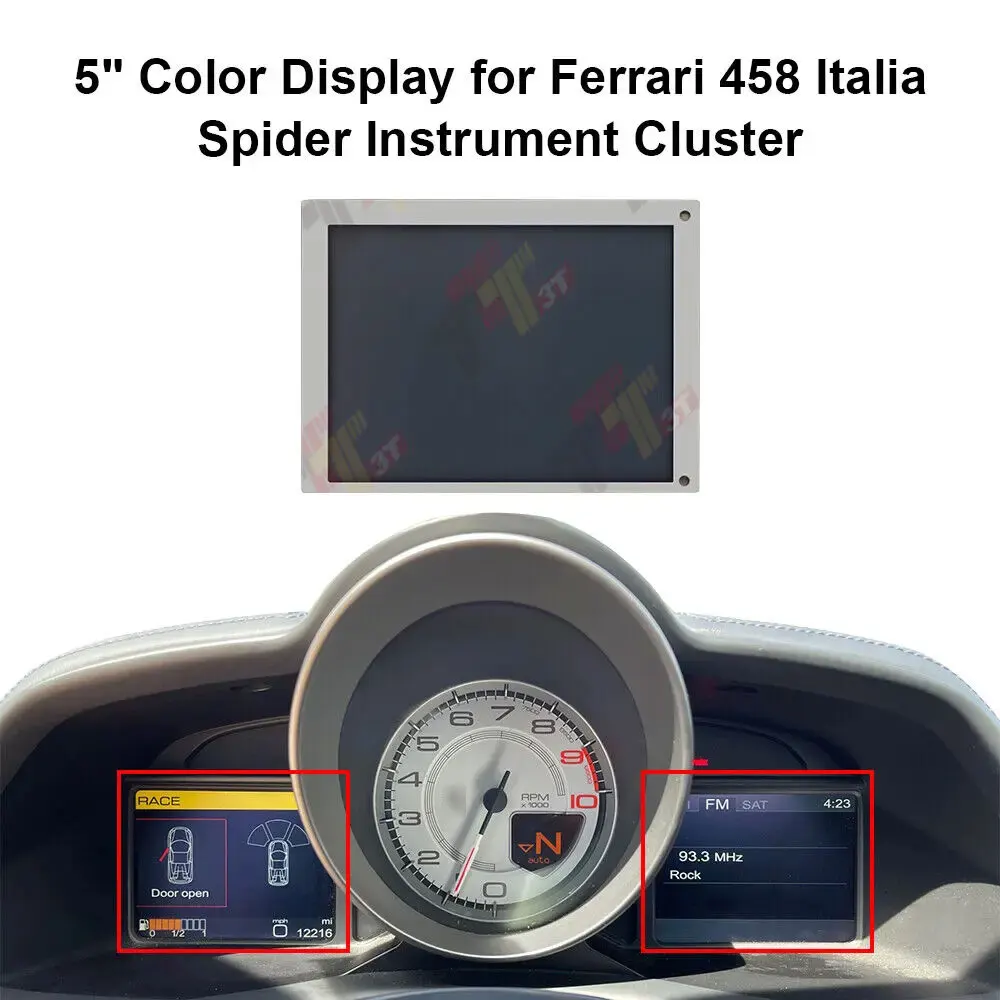 

Приборная панель, 5-дюймовый цветной ЖК-дисплей для Ferrari 458 Italia Spider Speciale F142 FF F151 F12 Berlinetta F152