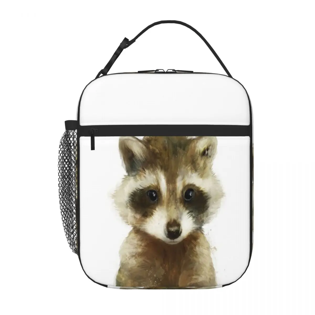 Bestselling Little Raccoon Striped Travel Lunch Bag Office Lunch Cooler Lunch Bag