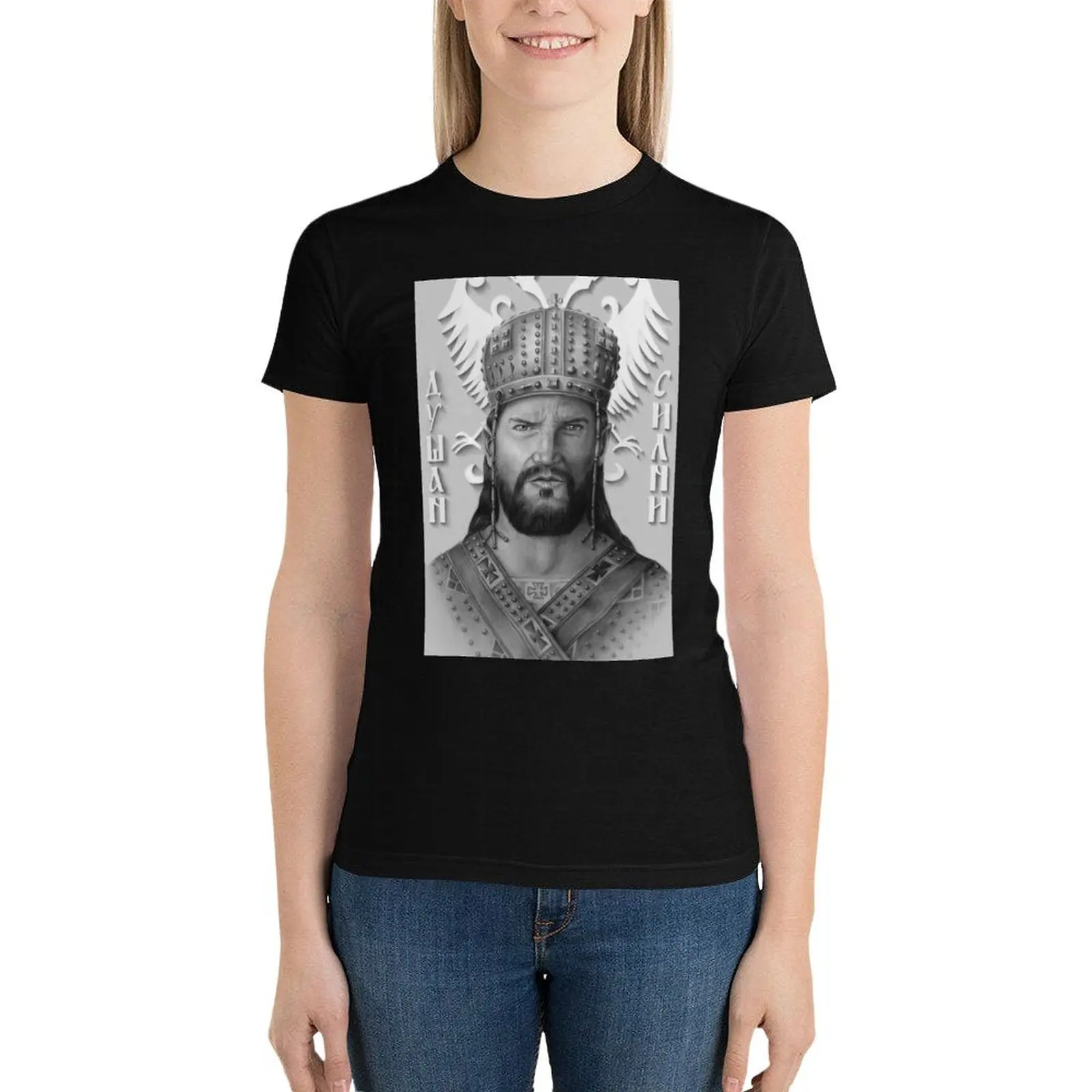 

Car Dusan Silni T-Shirt Short sleeve tee plus size tops Women t-shirts
