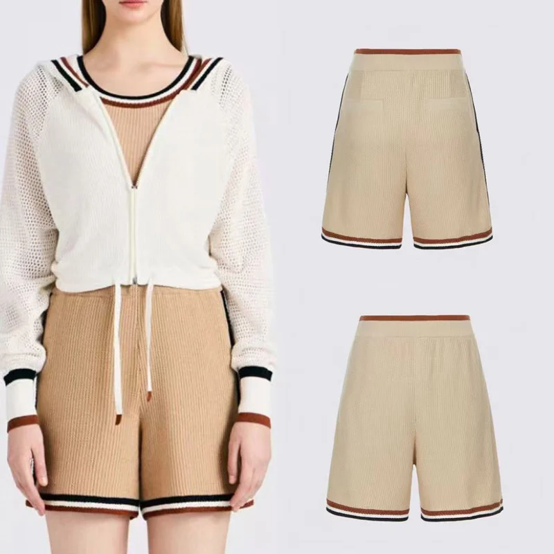 

Golf Clothing For Women In Autumn 2025, Age Reducing Breathable Slimming And Height Enhancing Knitted Golf Shorts
