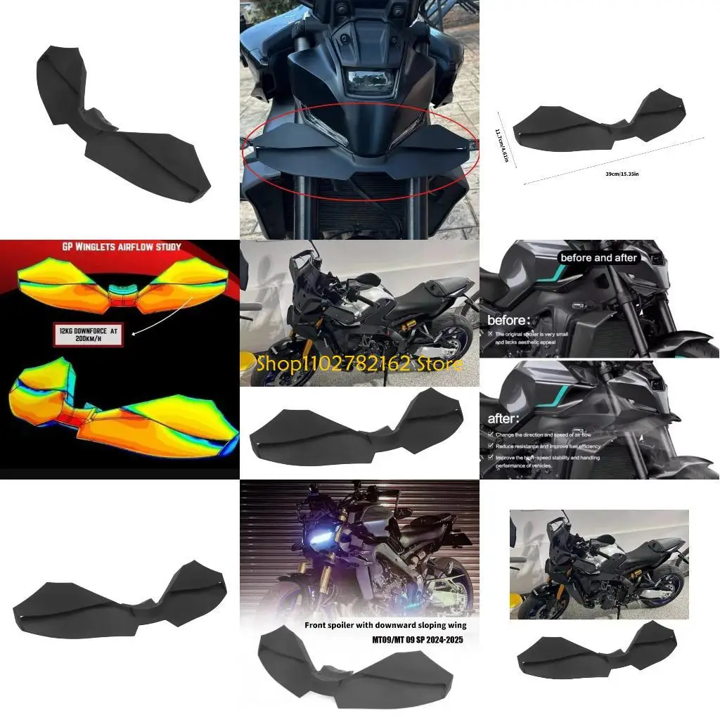 

547B Motorcycle Fairing Set Body Fairing Winglets for MT09 2024