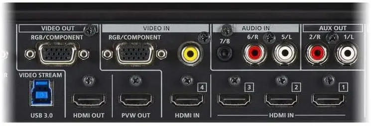 خلاط AV الكل في واحد VR-4HD ذو 4 قنوات مع بث/سجل USB #2