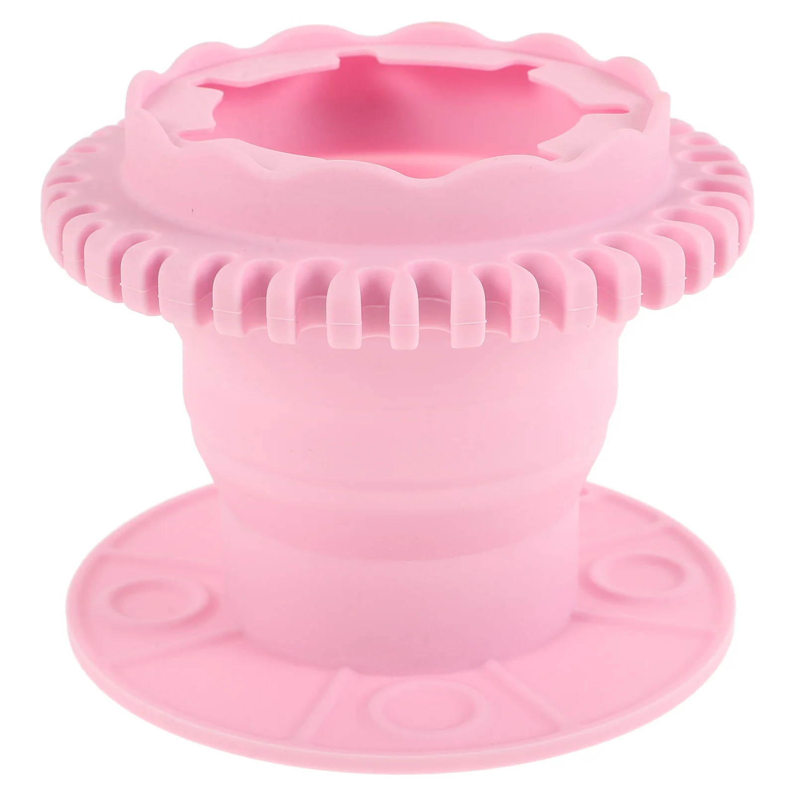 صندوق تنظيف فرشاة المكياج من السيليكون، إسفنجة قابلة للطي، تصميم معلق، حقيبة تنظيف أدوات السفر، ملحقات المكياج #1