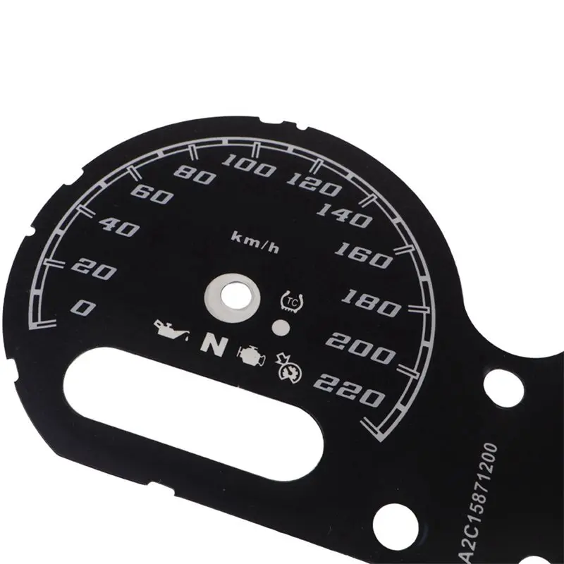 【Price Drop !!】-For Harley Glide Supreme Glide 14-18 Speedometer Instrument Panel Gauge Face Sticker Motorcycle Speed Dial KM/H
