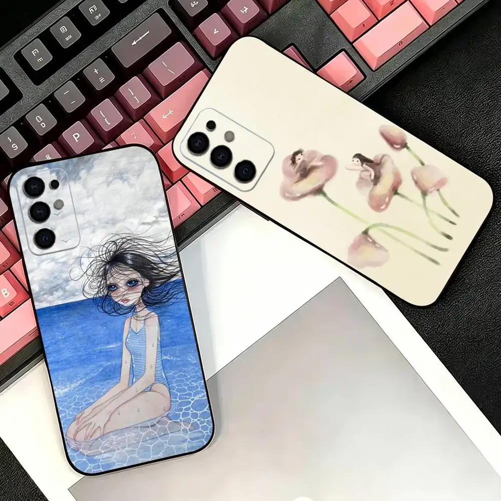 Art A-Aya T-Takano Girl  Phone Case For Samsung S26,25,24,21,22,21,20,10,9,8,7,6,Ultra,Plus,Fe, Lite Black Cover