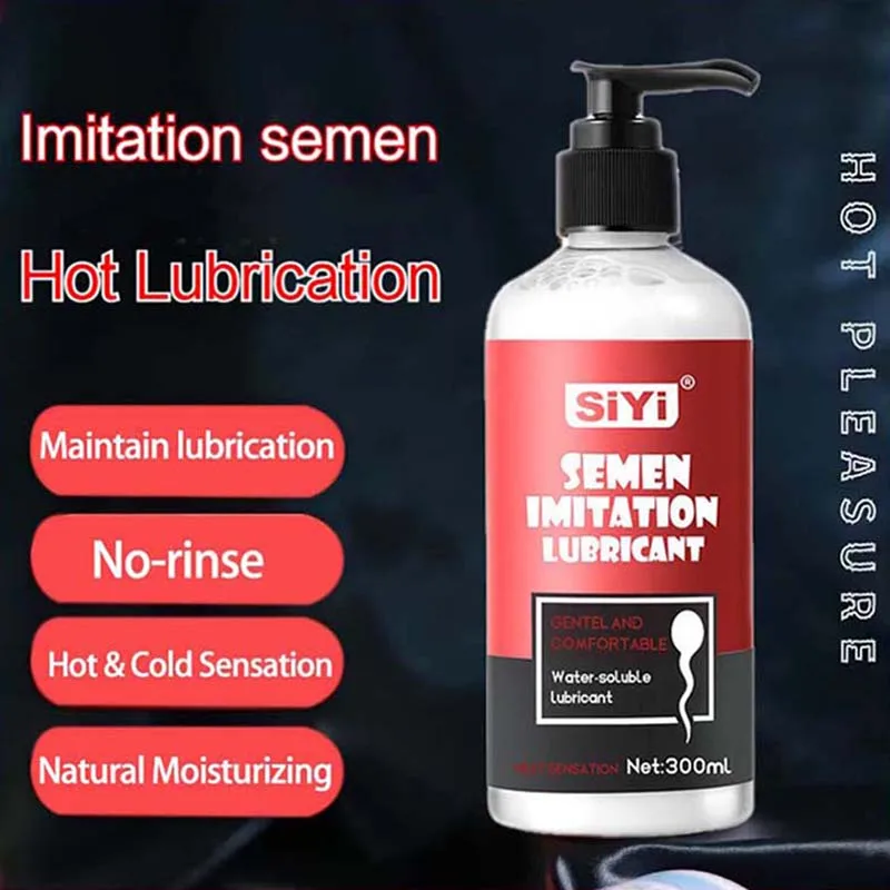 Lubrificante per sperma per sesso anale Uomini gay Donne Masturbatore Lubrificante Giocattoli sessuali Lubrificazione Vagina Intimo Uomo adulto sexy Prodotti in gel