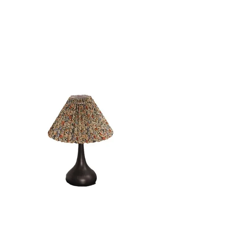 

Night lamp, bedside lamp, bedroom atmosphere, high-end warmth, pleated table lamp