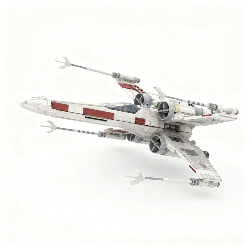 2752PCS MOC Space Battle X Wing Starfighter Ucs Mod Model Collectible Display DIY Creative Bricks Home Decor Gift Decoration Set