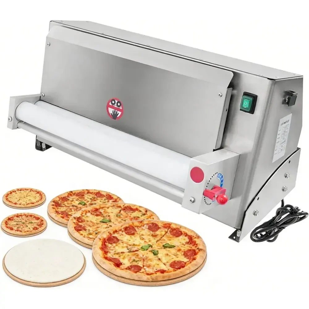 

Electric Dough Sheeter hine Pasta Maker hine or Icing Pizza Dough Roller Sheeter Automatic Commercial Pizza PrStainlSteel or Bre