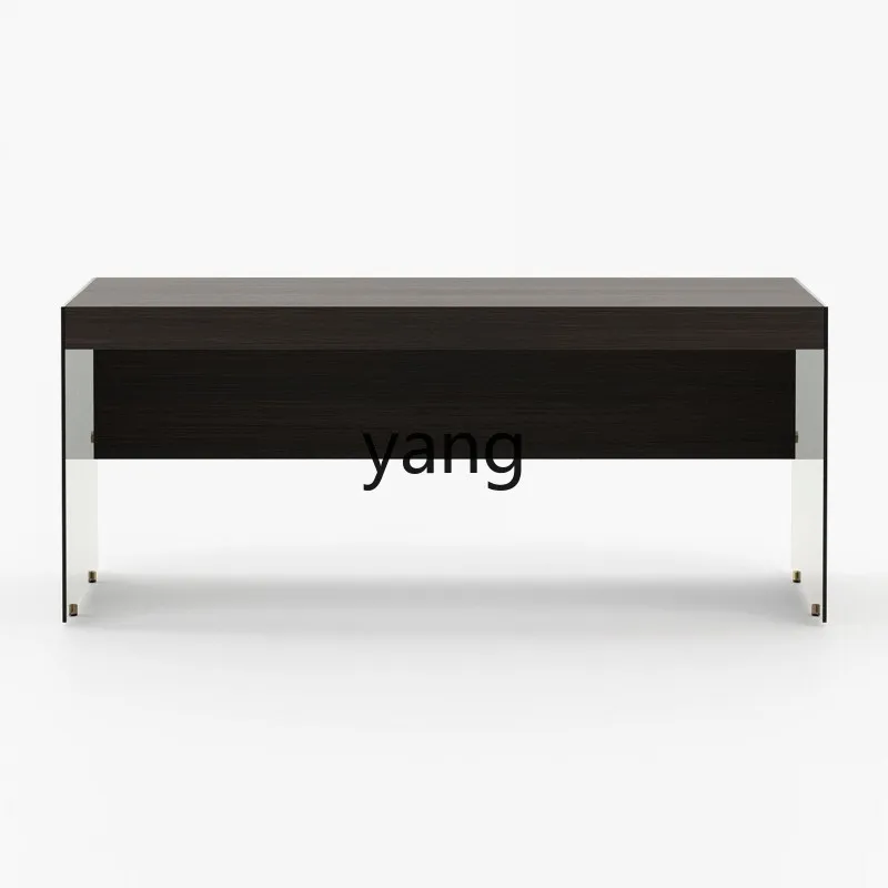 

YHM modern simple solid wood desk home living room study advanced sense