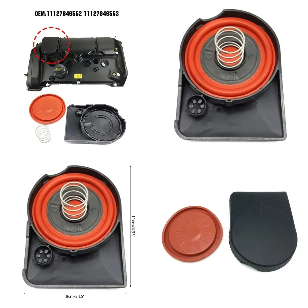 Cylinder for Head PCV for Valve Cover Repair 11127601863 11127646552 11127646553 Compatible for Mini N13 F20/F30 1 S