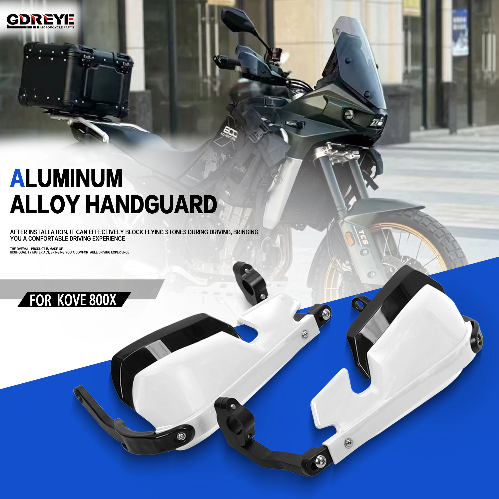 

For Kove 800X 800x2023-2025 New Aluminum Alloy Handguards Motorcycle 800X Shield Hand Guard Protector Windshield Handlebar Guard