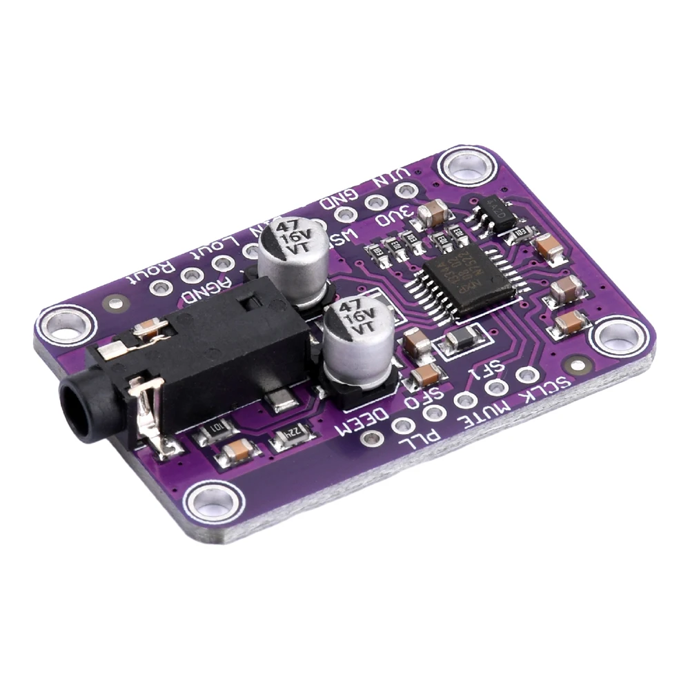 Modulo DAC 1334 UDA1334A DAC Audio Stereo Decoder Module I2S 16/20/24 bit sinistra scheda di decodifica dati comprovata per Arduino 3.3V-5V