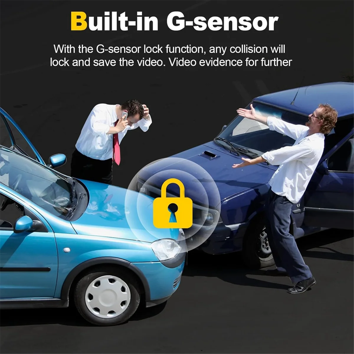 Новая автомобильная видеорегистратор, видеорегистратор 4K 1080p, передняя и задняя камера Wi-Fi для автомобилей с управлением через приложение, G-сенсором, циклической записи