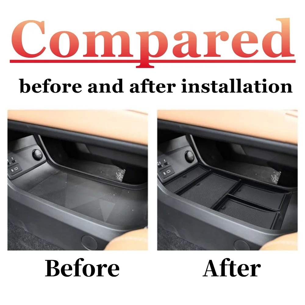 For Trumpchi GAC EMKOO 2023-2024 Auto Accessories Decoration Car Central Console Storage Box Car Front Door Armrest Storage Box