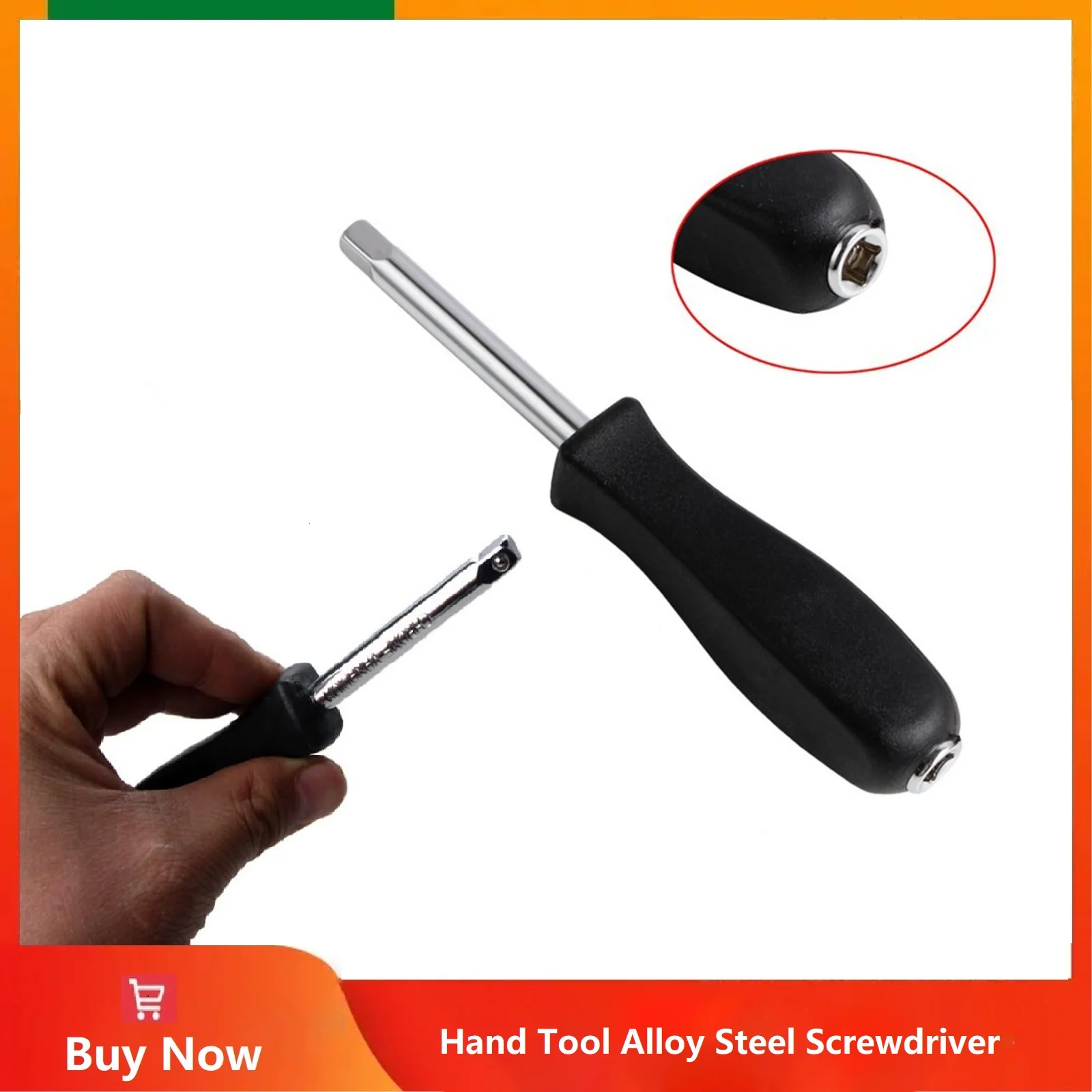 1/4 Dual-purpose Bottom Hole Connection Handle Small Square Rod Spinner Connected Small Flying Ratchet Wrenches Slide