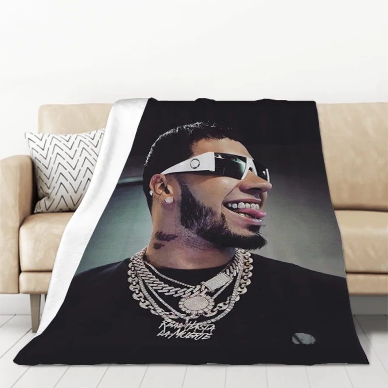 

Bed Blankets for Beds Anuel AA Pop Hip Hop Rapper Throw Blanket Sofa Winter Furry Fluffy Soft & Throws Fleece Custom Nap Flannel