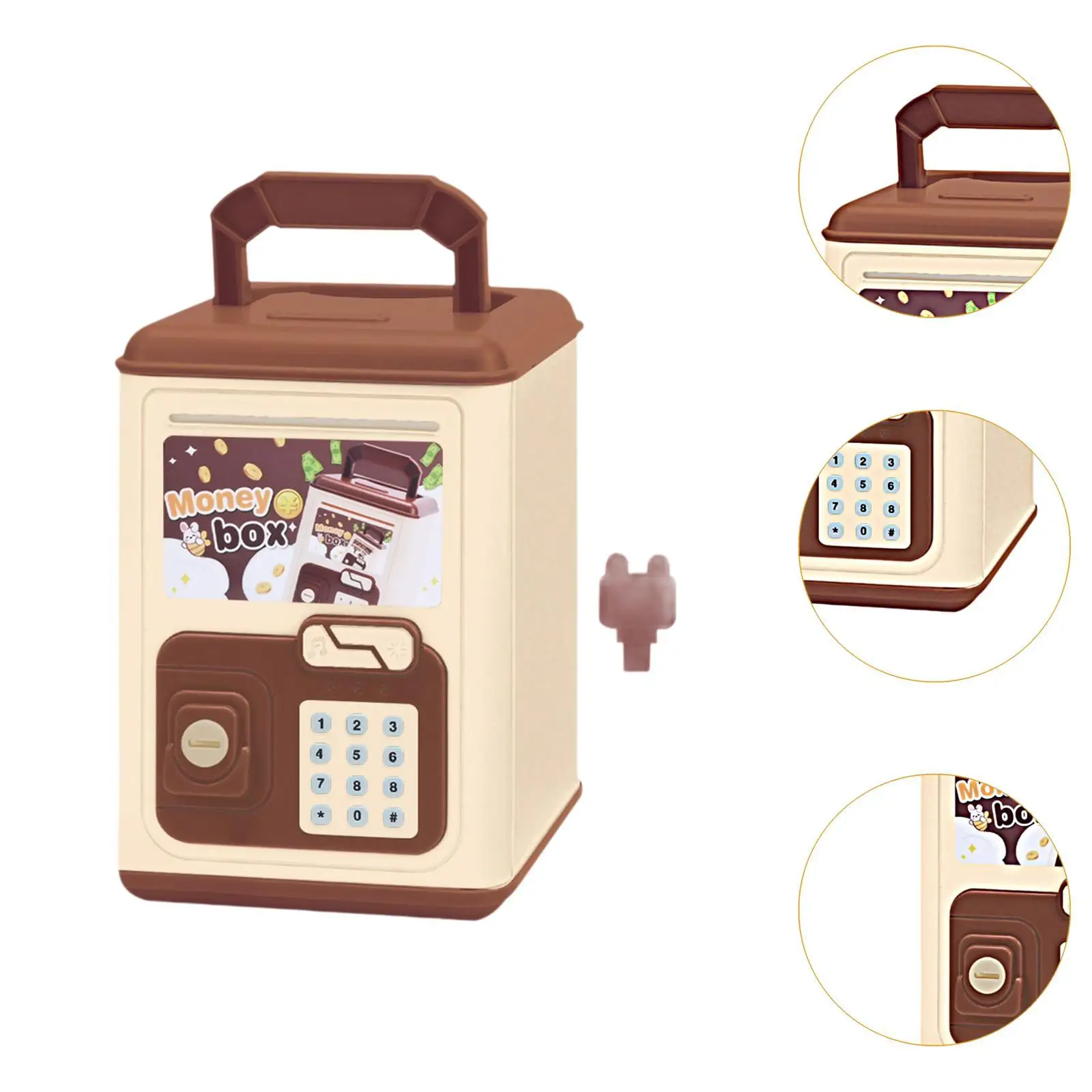 Piggy Bank for Kids Multifunctional for Children Home Decoration Accessories Lightweight Birthday Gift Money Box Educational Toy