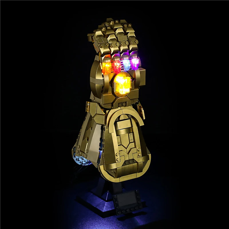 DIY LED Light Kit For LEGO 76191 Infinity Gauntlet   (Only LED Light,Without Blocks Model)