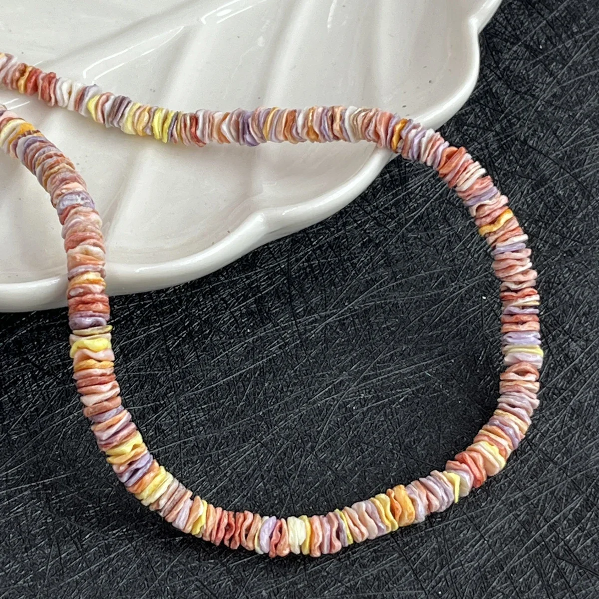 

6x6mm Colored Shell Spacer Beads Natural Freshwater Exquisite Jewelry Making DIY Necklace Bracelet Earrings Accessory Wedding