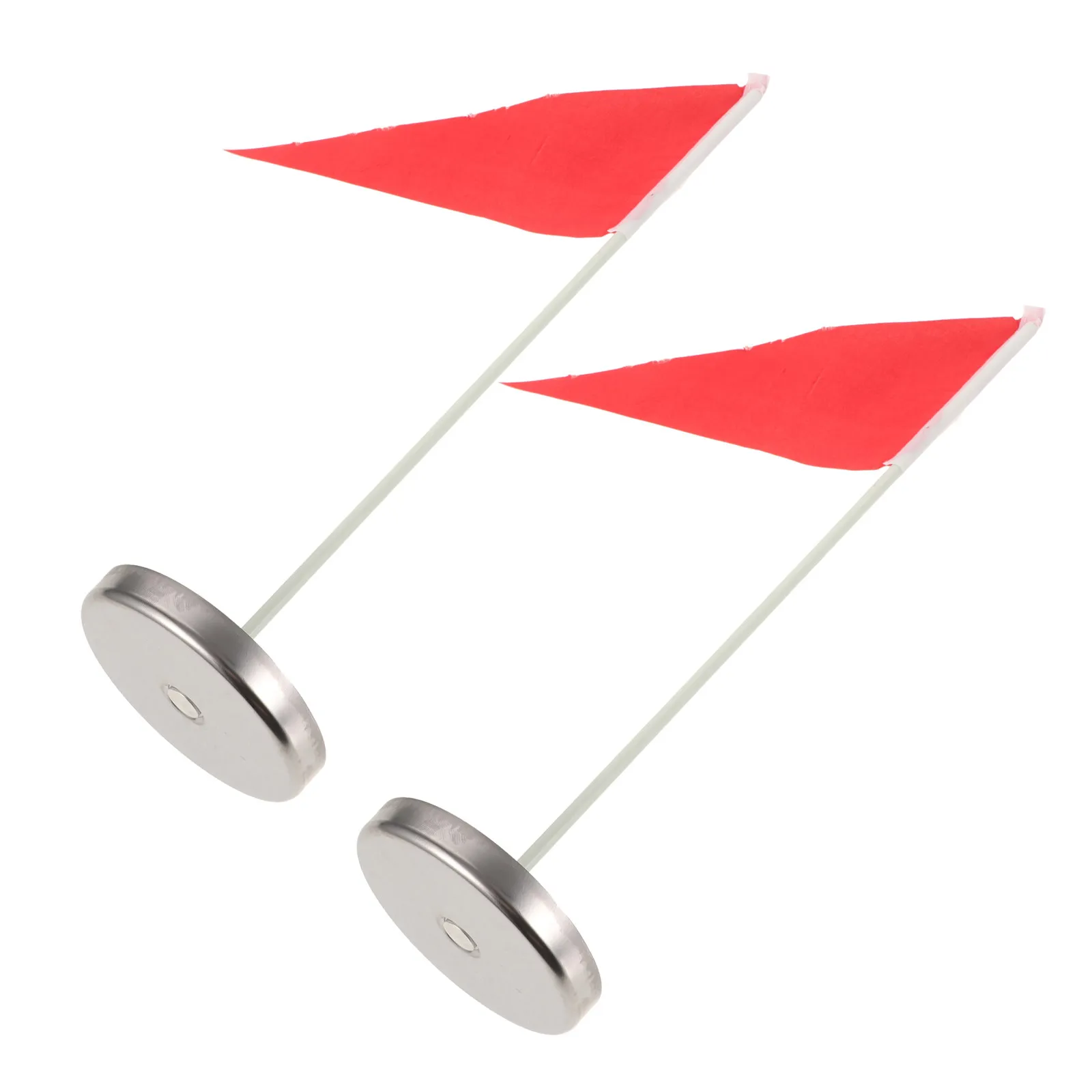2Pcs Golf Practice Cup Flag Set Portable High Visibility Target Flag Putting Green Hole Cup Golf Training Supplies Outdoor
