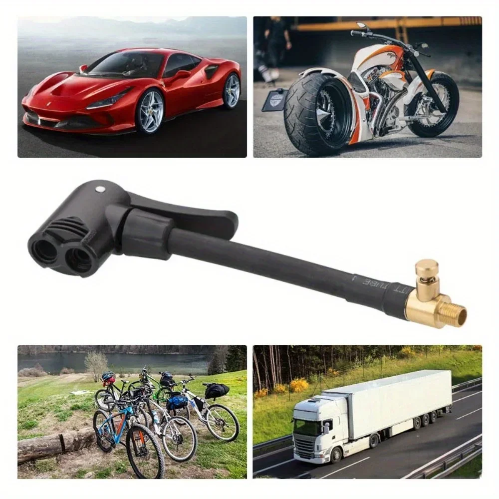 Suitable for Xiaomi Air Pump 1S, Xiaomi Electric Inflator, Extended Inflation Nozzle, Air Nozzle Adapter, Extended Hose