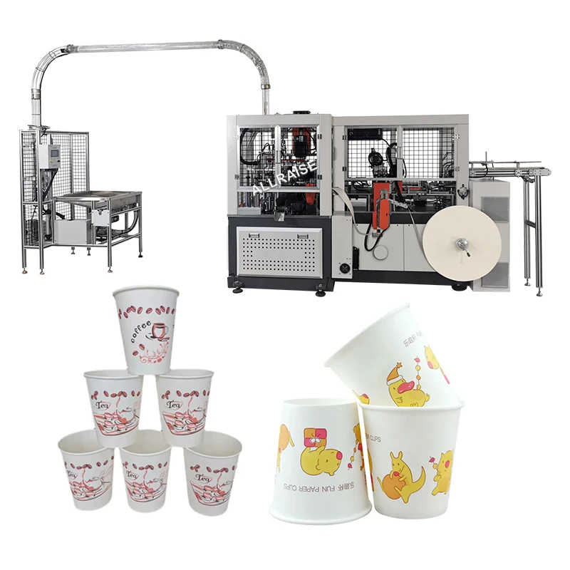 Fully Automatic Disposable Paper Cup Making Machine High Speed Coffee Cup Forming Machine Servo Motor Ultrasonic Sealing