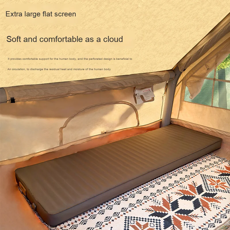 

Factory Direct Sale Single Portable Sleep Pad Custom Logo Compression Mat Camping Outdoor Hiking Dampproof Inflatable Mattress