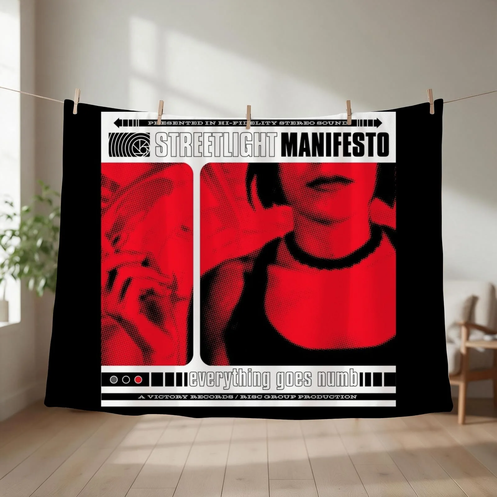 Streetlight Manifesto everything goes numb Throw Blanket couch cozy soft plush fuzzy picnic outdoor blanket