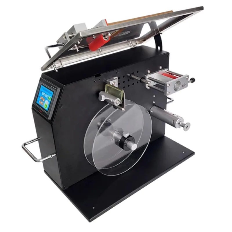 Right Angle Sealing Label Labeling Machine Semi Automatic Sealing Labeler For Packaging Box 90 Corner Stick Labeling Machine